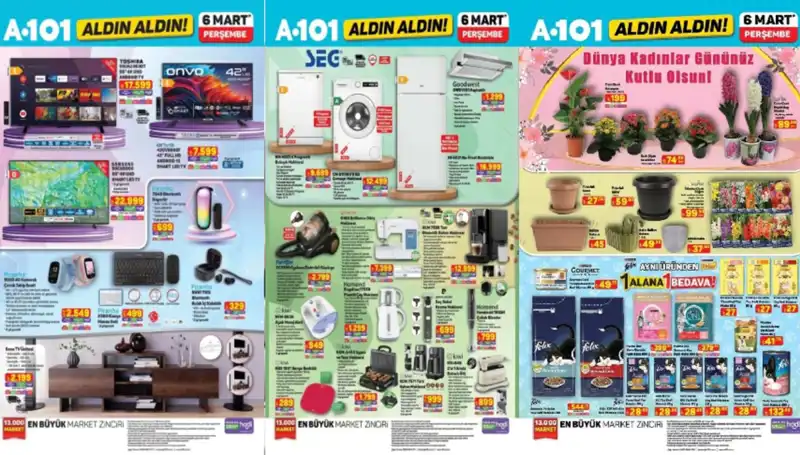 A101 6 Mart Aktüel Ürünler Kataloğu ile Şimdi Alışveriş Zamanı!