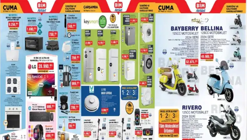BİM 4-7 Mart Aktüel Ürünler Katalogu ile Şaşırtan İndirimler Geliyor!